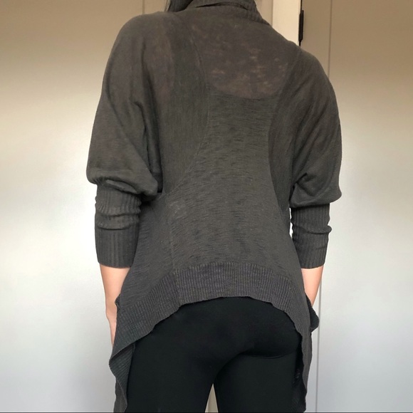 Wilfred (Aritzia) Linen Waterfall Cardigan Wrap - Picture 6 of 6